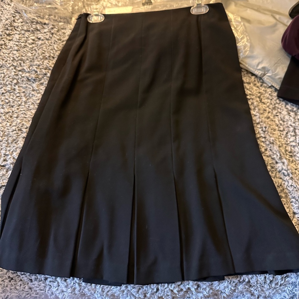 Black AB Studio pleated skirt size 2